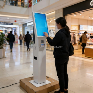 Kiosco <span class=keywords><strong>de</strong></span> registro <span class=keywords><strong>de</strong></span> visitantes con soporte <span class=keywords><strong>de</strong></span> pie <span class=keywords><strong>de</strong></span> 32 pulgadas, dispensador <span class=keywords><strong>de</strong></span> tickets, terminal <span class=keywords><strong>de</strong></span> pago y máquina <span class=keywords><strong>de</strong></span> autoservicio para consulta <span class=keywords><strong>de</strong></span> listas <span class=keywords><strong>de</strong></span> espera <span class=keywords><strong>de</strong></span> visitantes - Product Image 1