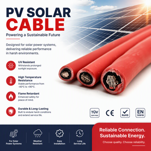 <span class=keywords><strong>สาย</strong></span>เคเบิลโซลาร์เซลล์ IEC 62930 ขนาด 16 มม.² และ 25 มม.² ตัวนำทองแดง ฉนวน XLPE แรงดันไฟฟ้ากระแสตรง 1500V สำหรับ<span class=keywords><strong>สาย</strong></span>หลักโรงไฟฟ้าพลังงานแสงอาทิตย์ขนาดใหญ่ - Product Image 4