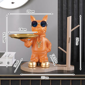 Zapatero de Lujo Ligero para Entrada con Adornos Decorativos de Resina, Bandeja para Guardar Llaves, Gancho para Mascarillas y Relojes - Product Image 6