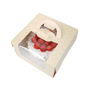 Cusomsize 14x14 1/4 Sheet 10pcs Disposable Bento Forum Eastern Big Small Dome Shape Egg Roll Cartoon Cake Packaging Box with Han