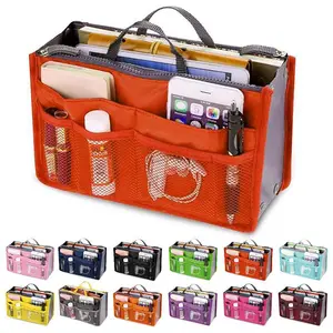 Women Multifunctional Korea Storage Liner Lady Travel Large Makeup <strong>Bag</strong> <strong>Organiser</strong> <strong>Insert</strong> - Product Image 2