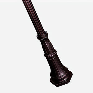 שחר באיכות גבוהה חיצונית קלאסית וינטג רחוב גן תאורה מוט אור 3 מ '3.5 מטר ip65 הוביל אור רחוב לתאורת כביש - Product Image 4