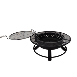 Estufa de <span class=keywords><strong>Leña</strong></span> para Exteriores de Hierro Fundido y Acero con Parrilla para Uso con <span class=keywords><strong>Leña</strong></span> - Product Image 6