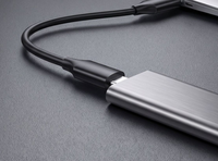 Câble d'extension USB-C 3.2 mâle-femelle 10 Gbit/s 60 W PD 4K 60 Hz, cordon d'extension USB-C multifonction pour ordinateur portable, tablette, téléphone, disque dur