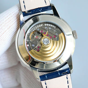 Montre de style aristocratique haut de gamme avec lunette cannelée en platine, répétiteur des minutes, verre saphir anti-reflet, idéale pour les réunions d'affaires - Product Image 6