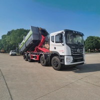 Camion benne compacteuse Dongfeng Diesel Euro 3 à bras de ramassage, système hydraulique, pour assainissement municipal et environnemental mobile