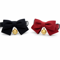 Collier personnalisé pour animaux de compagnie avec clochette dorée pour chats et chiens, boucle réglable, polyester durable, tailles S/M/L