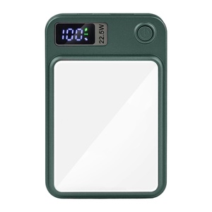 พาวเวอร์แบงค์แบบพกพา 5000mAh สำหรับพิมพ์ลายเอง รองรับการชาร์จไร้สายแบบแม่เหล็ก ชาร์จเร็ว สำหรับ iPhone - Product Image 4