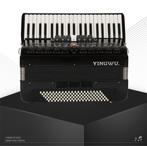 Acordeón <span class=keywords><strong>de</strong></span> Piano <span class=keywords><strong>de</strong></span> Plástico ZH-41K-120BS Instrumentos Musicales Oficial Genuino Parrot 41 Teclas 120 Bajos <span class=keywords><strong>Instrumento</strong></span> para Adultos Principiantes Cuatro - Product Image 2