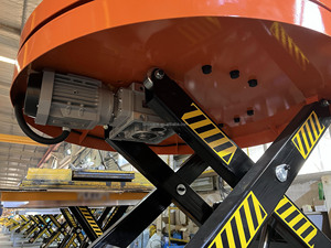 1ton ยกโต๊ะกลมแบบหมุนได้3000กก. แท่นยกยกยกพื้นแบบปรับแต่งได้5 6ตัน - Product Image 5