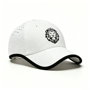 หมวกเบสบอลระบายอากาศสำหรับผู้หญิงพร้อมโลโก้สิงโต, หมวกกอล์ฟแบบแห้งเร็ว, หมวกทรงพ่อแบบปรับได้สำหรับการวิ่งกลางแจ้ง - Product Image 6