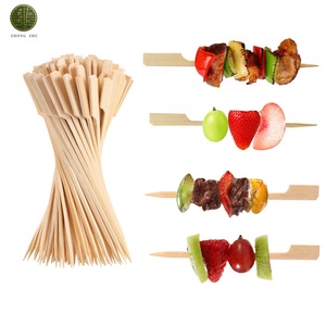 Palitos Planos de Bambú para Churrasco Brasileño, Picanha, Brochette, Espadas para Asar, Desechables, Paquete a Granel de 200 Unidades, Latin Grill - Product Image 2