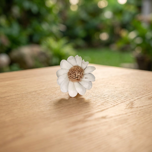Wholesale White 8 CM Sola Wood Environmental Friendly Decorative Flowers & Home <b>Reed</b> <b>Diffuser</b> <b>for</b> Weddings Gifts DIY Home Decor - Product Image 3