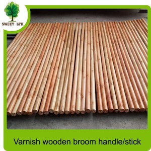Straight Round Thick Wooden <strong>Stick</strong> Broom and <strong>Mop</strong> <strong>Sticks</strong> - Product Image 3