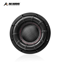 AK-S801 8 pouces haut-parleur basse professionnel Subwoofer 400w RMS Power Dual 2 ou Dual 4ohm Car Audio Subwoofer pour système CAR