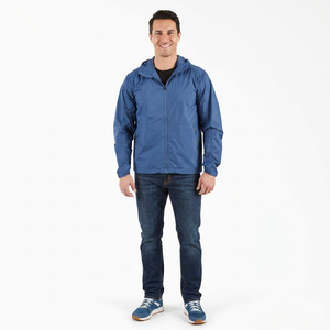 Veste de pluie respirante, nouvelle conception, veste coupe-vent, veste de sport de haute qualité pour hommes, coupe-vent de printemps - Product Image 1