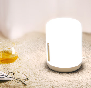 Original Xiaomi <span class=keywords><strong>Mi</strong></span> nhà thông minh đèn cạnh giường ngủ với bóng đèn LED 2 ánh sáng điều khiển bằng giọng nói cảm ứng chuyển đổi - Product Image 4