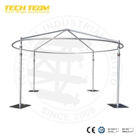 Kits de tringles et de rideaux en aluminium TECHTEAM - Système de décoration léger pour mariages et événements