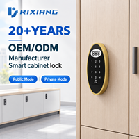 Serrure de casier RIXIANG OEM ODM, personnalisable avec mot de passe et carte, vente en gros pour casiers de gym et de bureau