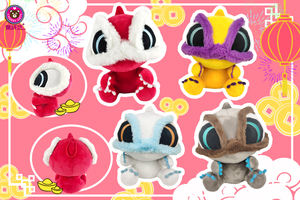 Poupée en peluche Lion chinois de 8 pouces Jouet en peluche court à grands yeux en PP Coton rempli de couette pour enfants Prix FOB - Product Image 5