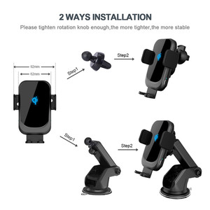 KC Car Charging Max Car Charger Sujeción Car Phone Holder <span class=keywords><strong>Cargador</strong></span> inalámbrico para <span class=keywords><strong>IPhone</strong></span> <span class=keywords><strong>13</strong></span> 14 15 Samsung - Product Image 2