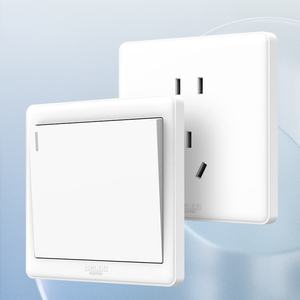 Mfw Delixi 10a Verborgen Wandpaneel Schakelaar Socket Huishouden 86 Type Vijf-Holes Voeding Elektronische <span class=keywords><strong>Component</strong></span> AF205N-CS Cn; Jin - Product Image 3