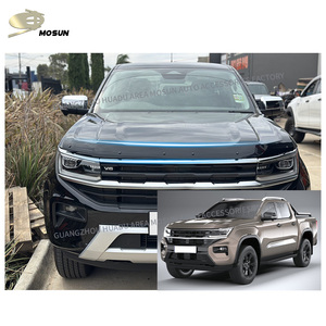 Protector de Capó para <span class=keywords><strong>Volkswagen</strong></span> <span class=keywords><strong>Amarok</strong></span> <span class=keywords><strong>2022</strong></span> 2023 2024, Protector de Capó Delantero, Deflector de Insectos - Product Image 6