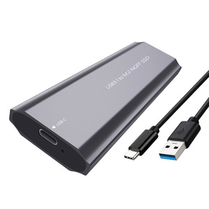 ShuoLe <b>M</b>.<b>2</b> Hard Drive Enclosure USB3.1 Type C Aluminum Case External <b>SSD</b> Box - Product Image 2