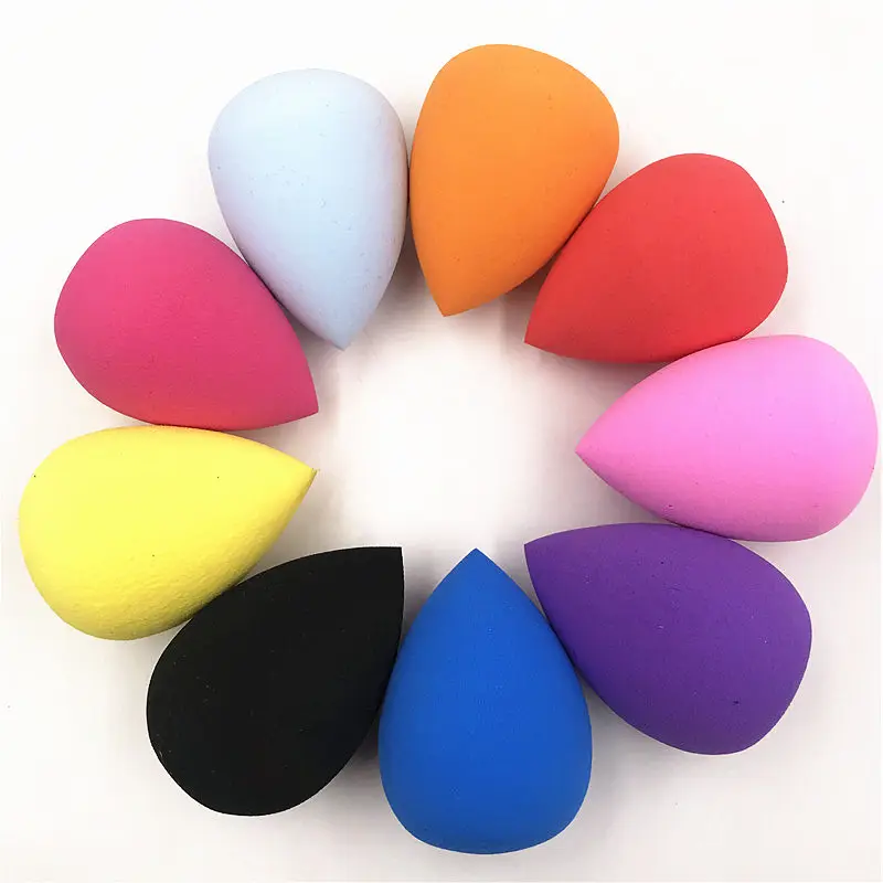 Benutzer definierte Pakete Weiche feine Textur Make-up Mixer Schwamm Nasse und trockene Schönheit Schwamm Latex-freies Make-up Ei