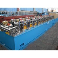 Entraînement de boîte de vitesses 45mm 55mm 77mm PU Foamed Roller Shutter Door Slat Roll Forming Machine