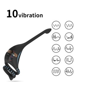 Hersteller Großhandel männliche Sexspielzeug verstellbare vibrierende Hahn Penis Verzögerung Ejakulation sring für Mann - Product Image 3