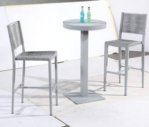Mesa redonda de <span class=keywords><strong>Bar</strong></span> para cóctel, personalizada, 80cm, 32 pulgadas, alta, de mármol y vidrio, mesas de altura - Product Image 6