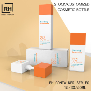 Flacon de crème <span class=keywords><strong>solaire</strong></span> émulsion 30 ml 50 ml, écologique, PCR PE, contenant haut de gamme pour les produits de soin de la peau et du corps pour hommes - Product Image 3