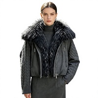 Nouvelle doudoune courte réversible pour femme, en duvet de canard blanc véritable, avec manches tissées, épaisse, chaude et imperméable, idéale pour l'hiver.