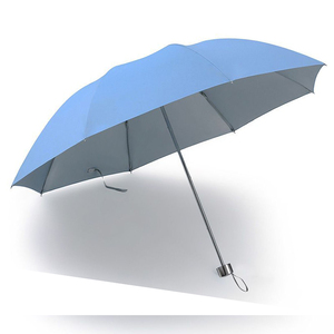 Paraguas personalizado Uv promocional hecho barato con logotipo impreso lluvia Anti-uv Paraguas plegable Parapluie 3 Paraguas plegable manual - Product Image 3