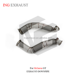 Sistema de Escape de Alto Flujo ING de Acero Inoxidable para McLaren con Protector Térmico, Piezas de Alto Rendimiento para Automóviles - Product Image 3