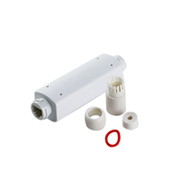 Extensor POE de 1 Entrada y 1 Salida, 30W, Distancia de Conexión de 250 Metros para Cámara IP CCTV, Extensor Poe de 1 Puerto con Protección Impermeable para Exteriores