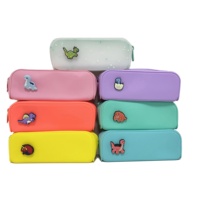 Trousse à crayons en silicone pour l'école