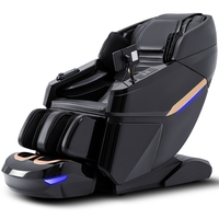 Fauteuil de massage Jingtop 4D complet avec mécanisme zéro-gravité et 4D-Plus, rouleaux chauffants pour le dos et les pieds, et masseur pour les mains