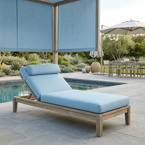 Coperta in Olefin Blu Cielo Impermeabile Resistente ai Raggi UV e allo Sbiadimento Tessuto 230gsm per Mobili da Esterno - Product Image 4
