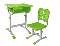 Fauteuil et table individuels pour étudiants à faible MOQ – Mobilier scolaire en plastique – Table de lecture pour étudiants – Bureau individuel pour élèves