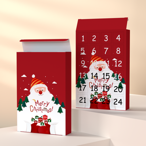Tùy Chỉnh In Sang Trọng Rỗng Advent Lịch Hộp Quà Tặng Giáng Sinh Bao Bì Hộp Năm Mới Hoạt Động Thẻ Giấy Hộp - Product Image 2