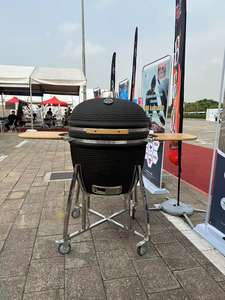 เตาถ่านเซรามิกสีดำขนาดใหญ่ยี่ห้อ SEB สำหรับสวน แคมป์ปิ้ง กิจกรรมกลางแจ้ง รมควัน บาร์บีคิว - Product Image 4