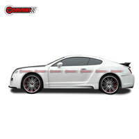 Kit de Carrocería de Fibra de Vidrio Estilo AS para Bentley Continental GT 2004-2012, Parachoques Delantero, Faldones Laterales, Puntas de Escape, Parachoques Trasero