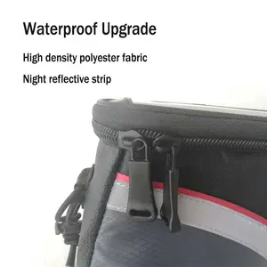 Велосипедные водонепроницаемые сумки на раму велосипеда, сумка для сотового телефона на руль с передней трубкой и сенсорным экраном, сумка для горного и дорожного велосипеда