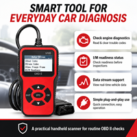 Lecteur de codes OBD2 professionnel V100, scanner de diagnostic automobile, lecteur de codes de panne du moteur, outil d'effacement des DTC pour voitures