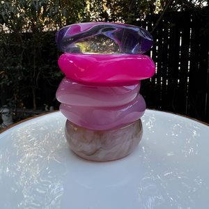 Bracelets et joncs en résine pour femmes, nouvelle collection, bijoux de style ange pour les fêtes et les mariages, haute qualité - Product Image 1