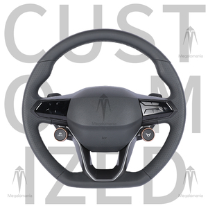 Volante in Fibra di Carbonio con LED Adatto per Seat <span class=keywords><strong>Leon</strong></span> <span class=keywords><strong>Cupra</strong></span> MK3 - Product Image 1