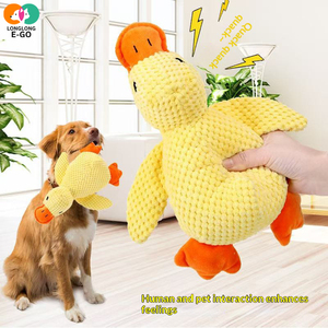 Juguete de Peluche Suave con Forma de Pato, Resistente a Mordidas, para Perros Pequeños y Medianos, Alivia el Aburrimiento y Ayuda a Dormir - Product Image 1