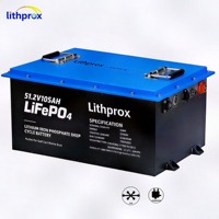 Batterie de chariot élévateur électrique au phosphate de fer et de lithium de qualité A 51,2 V 105 Ah pour chariot industriel, Plug & Play, CE FCC RoHS, direct usine